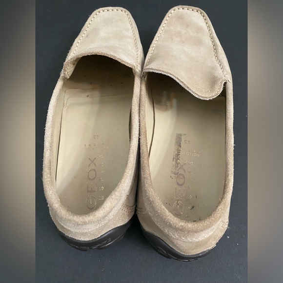 Geox Respira Men's Siron light tan Suede Slip On Loafers 43 EU, 10US - Picture 13 of 16